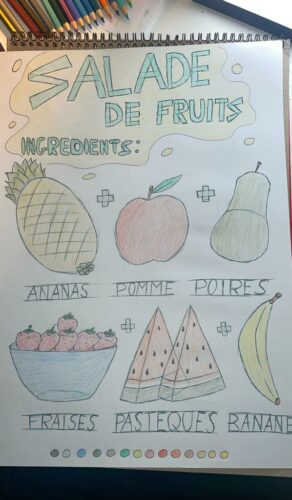 Mes dessins au cours de Merry