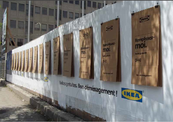 campage pour cartons de déménagement Ikea