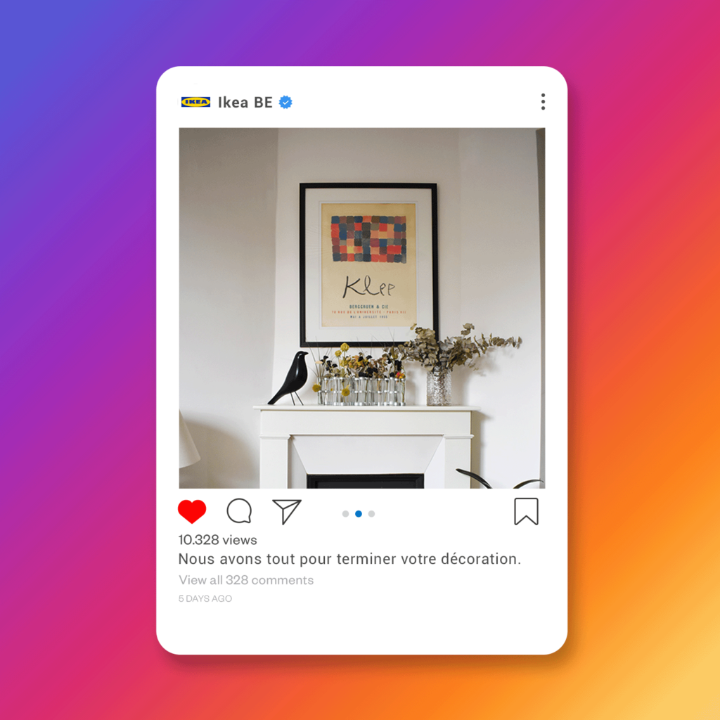 maquette carrousel instagram
Campagne publicitaire ikea