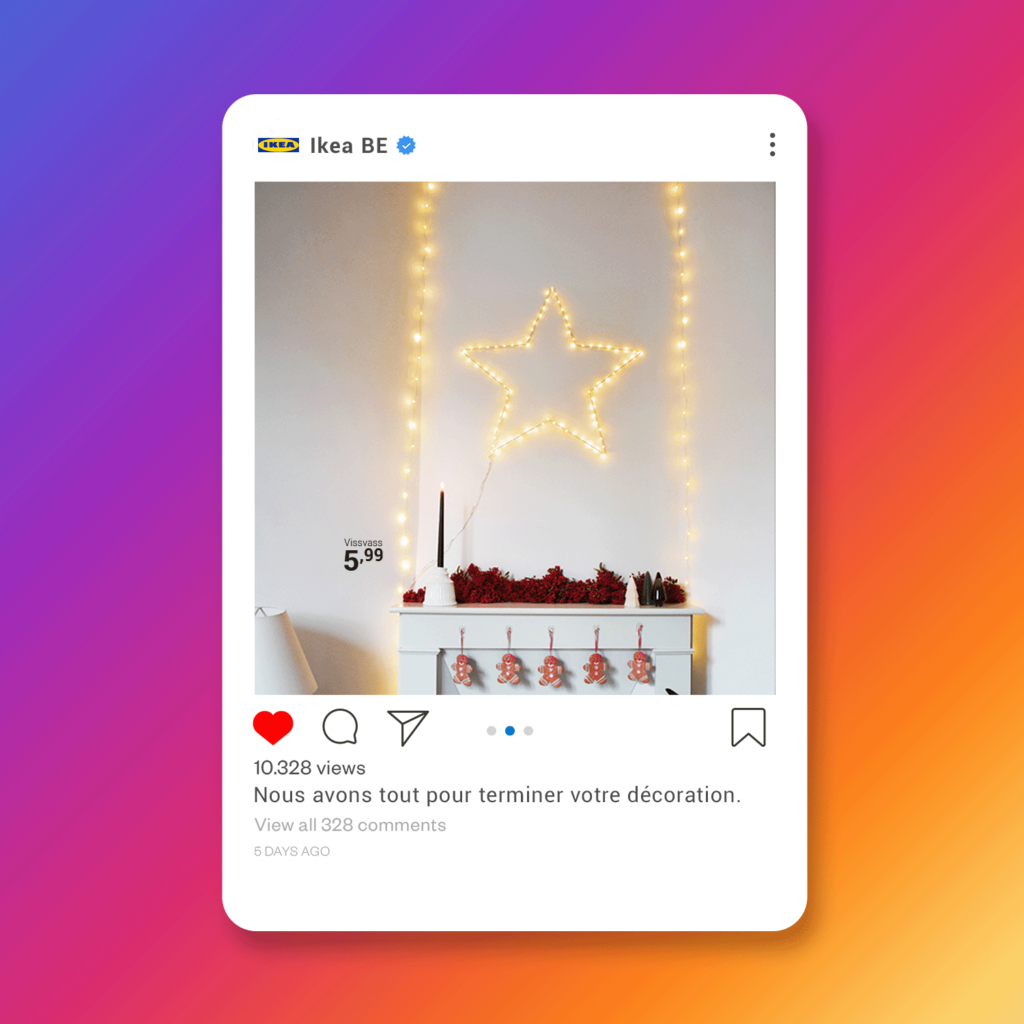 maquette carrousel instagram
Campagne publicitaire ikea