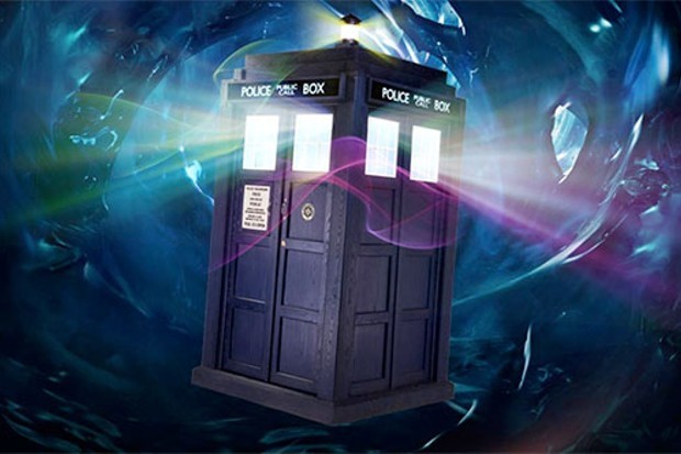 Tardis flottant dans le temps et l'espace