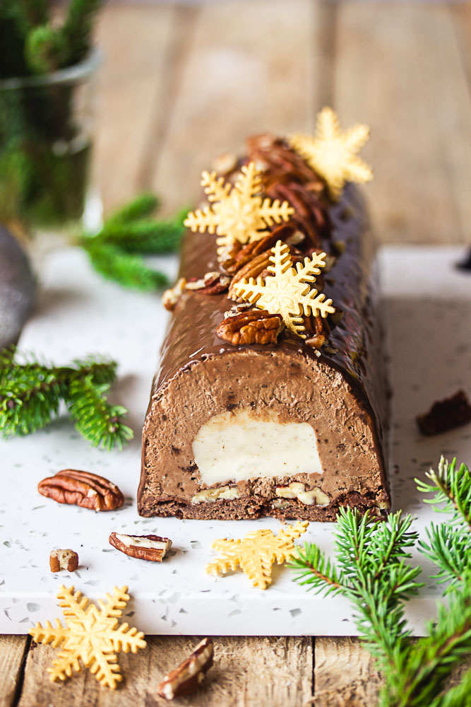 Recette buche chocolat et massepain