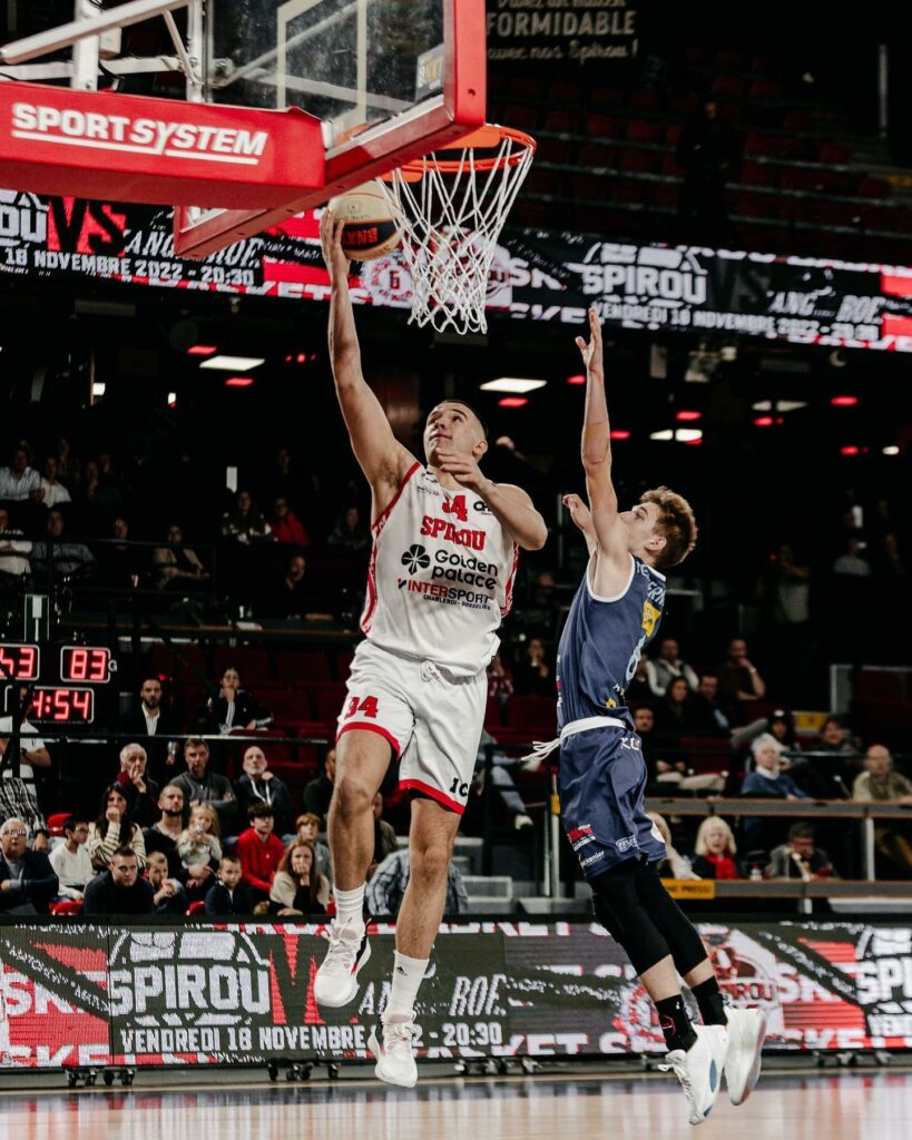 Joueur Spirou Basket.