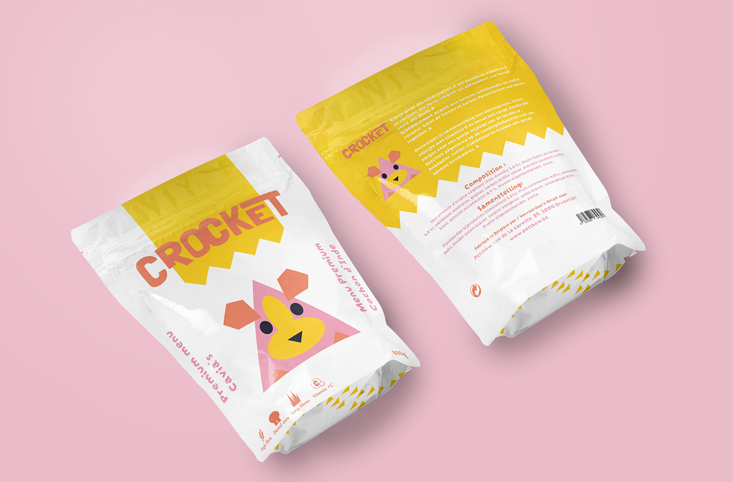 Doypack- Nourriture pour cochon d’inde