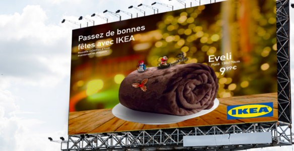 Travail => Publicité; Ikea – Noel